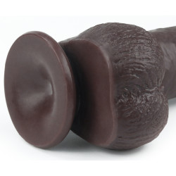 LoveToy SlidingSkin Gode Sliding Skin 17 x 4.2cm Marron